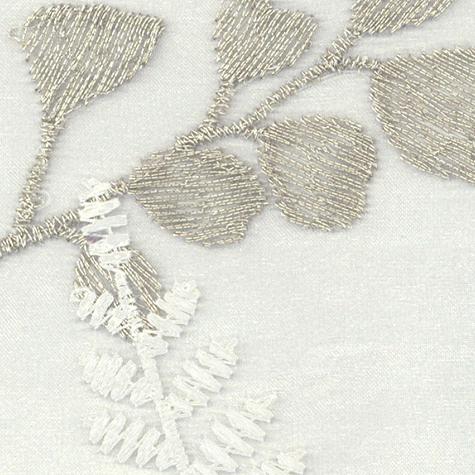 繊細 コーネリー刺繍 カーテン ボーヴェ刺繍 ファブリック J087 